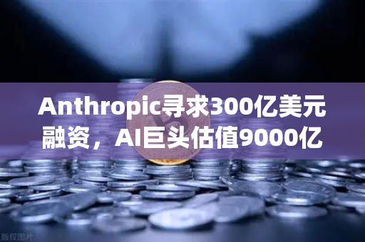 Anthropic寻求300亿美元融资，AI巨头估值9000亿，是泡沫还是新起点？