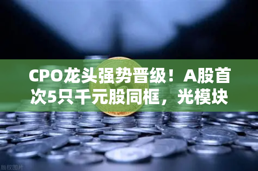 CPO龙头强势晋级！A股首次5只千元股同框，光模块与区块链数据传输引领科技新纪元