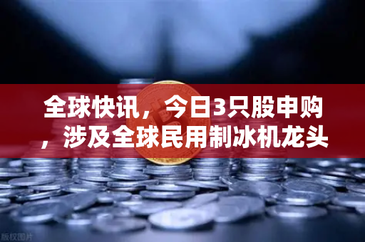 全球快讯，今日3只股申购，涉及全球民用制冰机龙头—欧易交易所官网深度解析