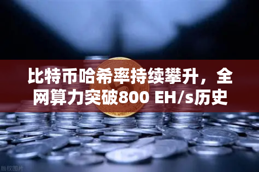 比特币哈希率持续攀升，全网算力突破800 EH/s历史新高，对市场生态的深远影响