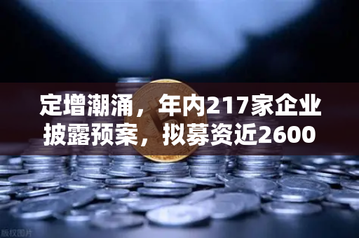 定增潮涌，年内217家企业披露预案，拟募资近2600亿，市场流动性压力几何？