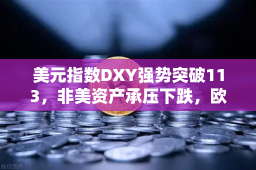 美元指数DXY强势突破113，非美资产承压下跌，欧易交易所如何应对市场变局？