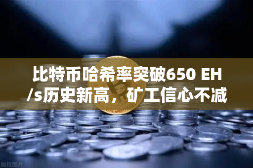 比特币哈希率突破650 EH/s历史新高，矿工信心不减，市场格局生变