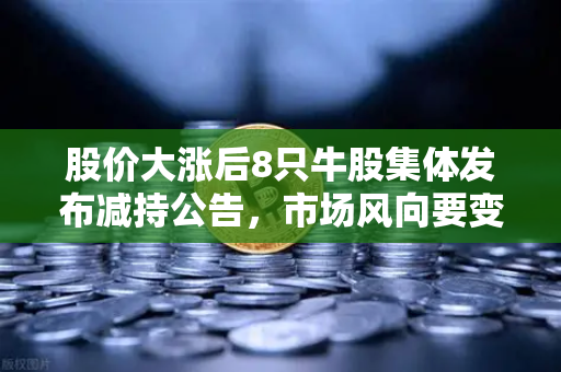 股价大涨后8只牛股集体发布减持公告，市场风向要变？欧易交易所深度解读
