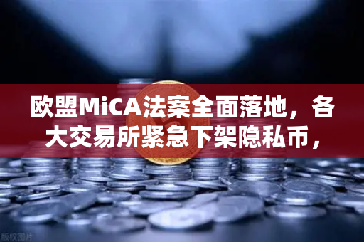 欧盟MiCA法案全面落地，各大交易所紧急下架隐私币，合规风暴席卷全球加密市场