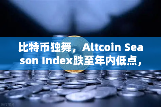 比特币独舞，Altcoin Season Index跌至年内低点，资金加速抱团