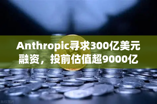 Anthropic寻求300亿美元融资，投前估值超9000亿，AI泡沫还是新起点？