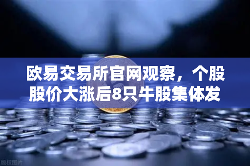 欧易交易所官网观察，个股股价大涨后8只牛股集体发布公告！减持潮来袭