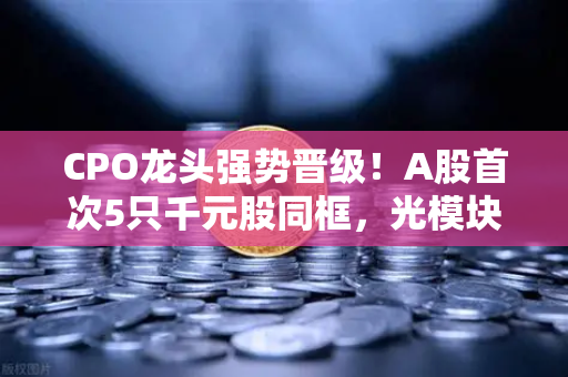 CPO龙头强势晋级！A股首次5只千元股同框，光模块与区块链数据传输迎来历史性突破