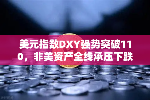 美元指数DXY强势突破110，非美资产全线承压下跌，欧易交易所官网深度解析全球市场动荡