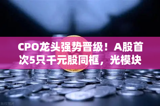 CPO龙头强势晋级！A股首次5只千元股同框，光模块与区块链数据传输迎来新纪元